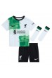 Liverpool Darwin Nunez #9 Babyklær Borte Fotballdrakt til barn 2023-24 Korte ermer (+ Korte bukser)